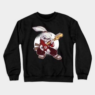 Rabbit Guitar Crewneck Sweatshirt